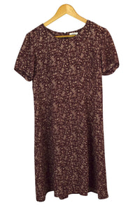 Red Rose Print Dress