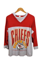 Load image into Gallery viewer, 1992 Kansas City Chiefs NFL Hooded T-shirt
