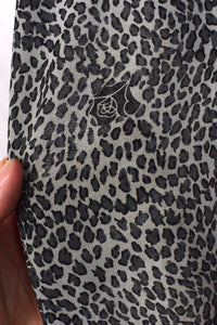 Reworked Cheetah and Rose Print Pants