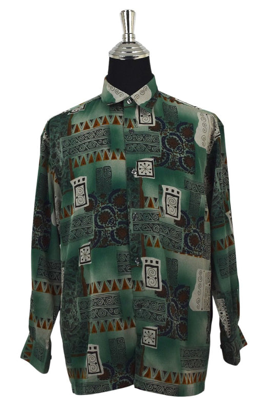 Abstract Print Party Shirt