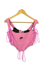 Load image into Gallery viewer, Reworked Nike Corset Style Top
