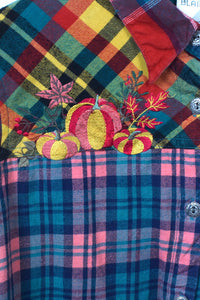 Fall Themed Flannel Shirt