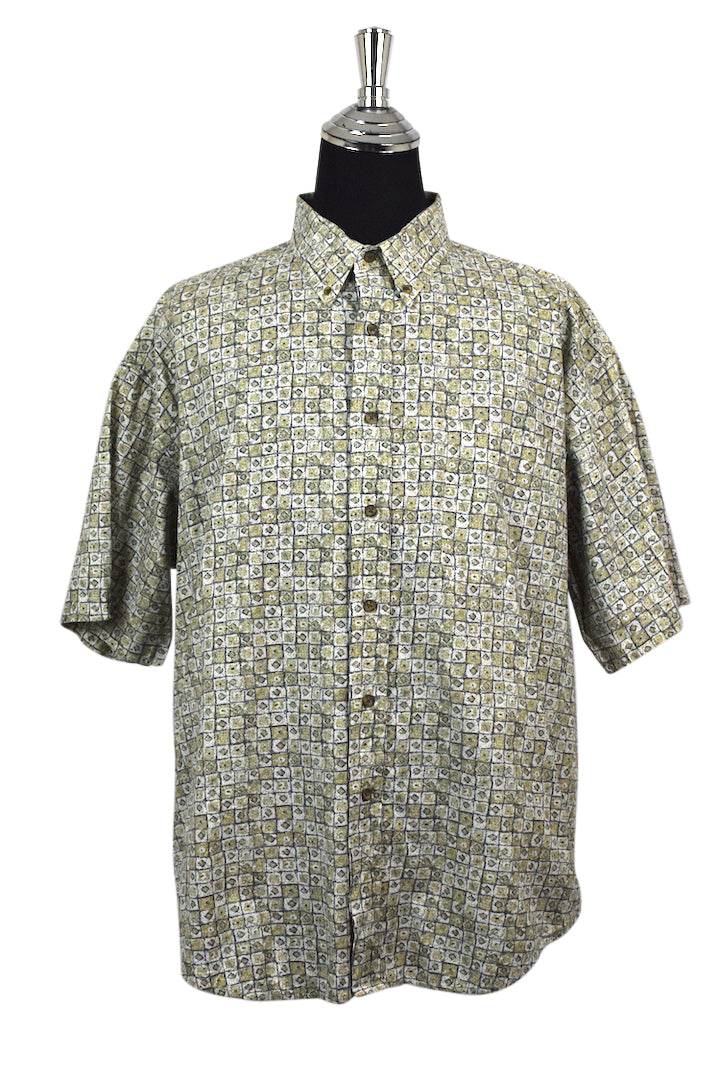 Tile Print Party Shirt