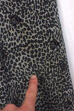Load image into Gallery viewer, Reworked Cheetah and Rose Print Pants
