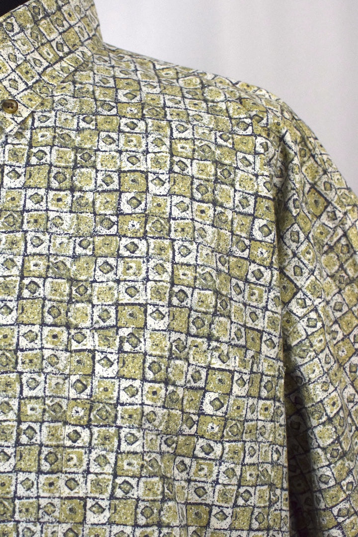 Tile Print Party Shirt