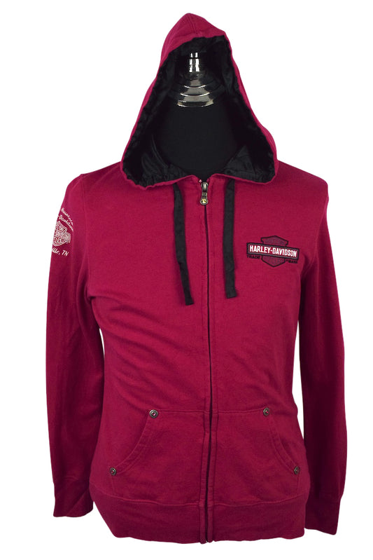 Pink Harley-Davidson Brand Hoodie