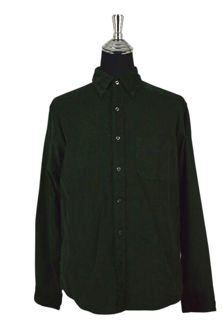 Dark Green Corduroy Shirt