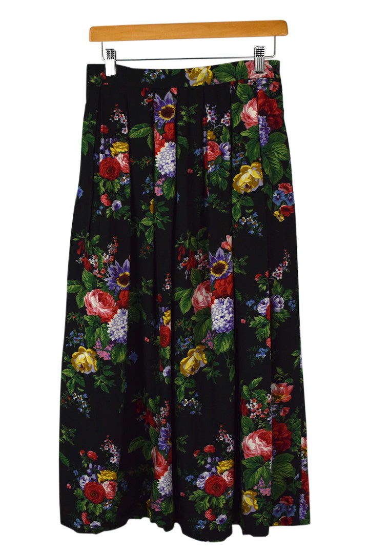 Floral skirt 80s shop