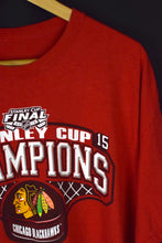Load image into Gallery viewer, 2015 Chicago Blackhawks NHL Champions T-shirt

