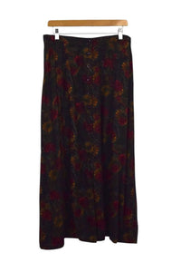 Paisley Print Skirt
