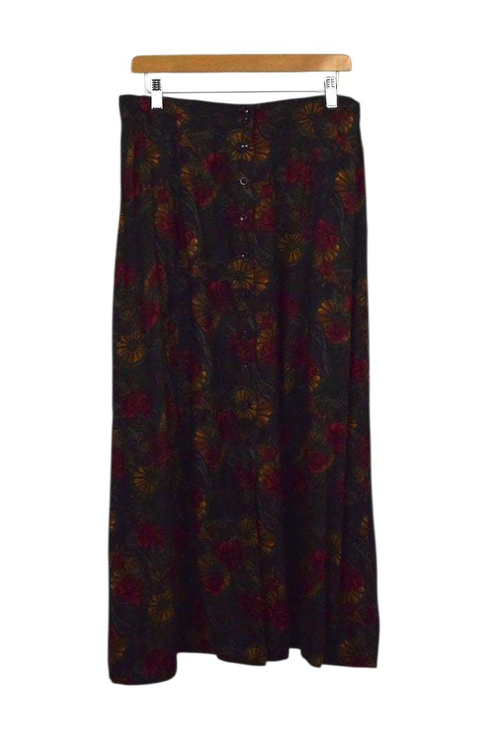 Paisley Print Skirt