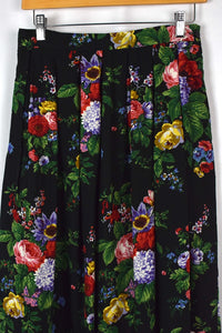 80s/90s Floral Skirt