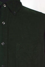 Load image into Gallery viewer, Dark Green Corduroy Shirt
