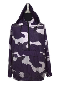 Purple Camouflage Spray Jacket