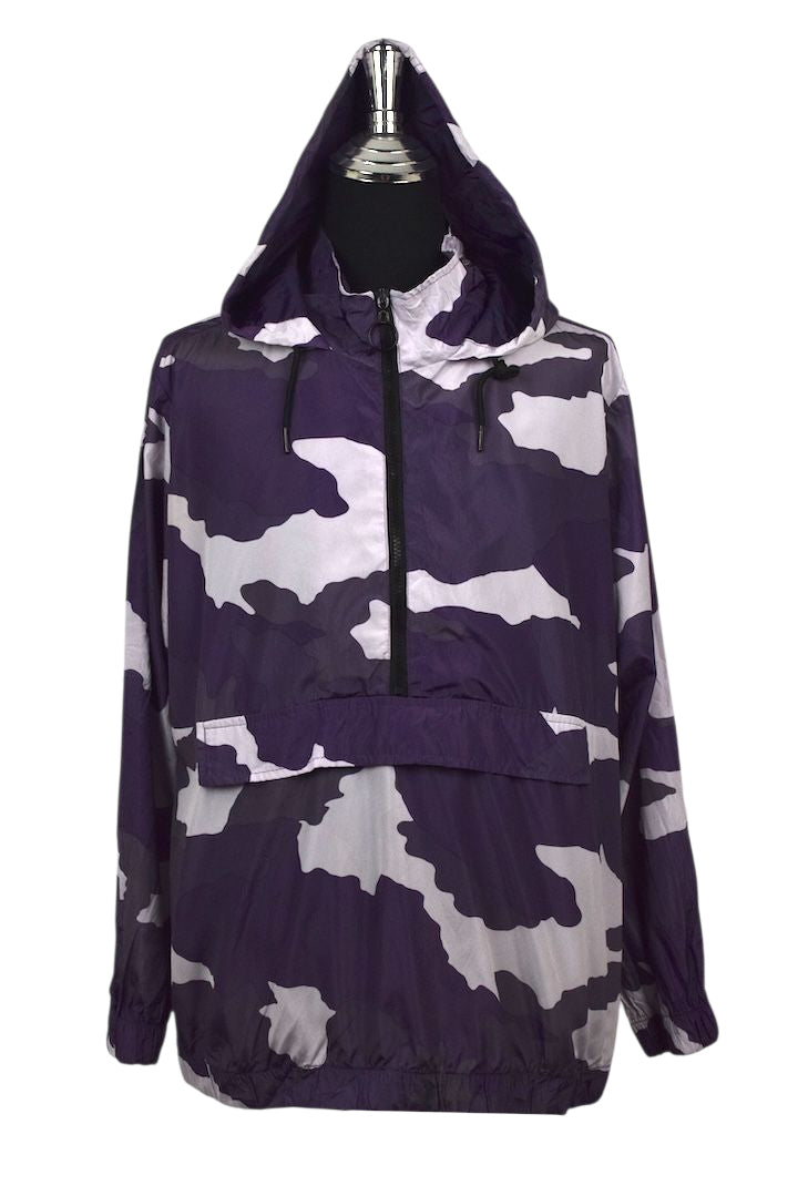 Purple Camouflage Spray Jacket