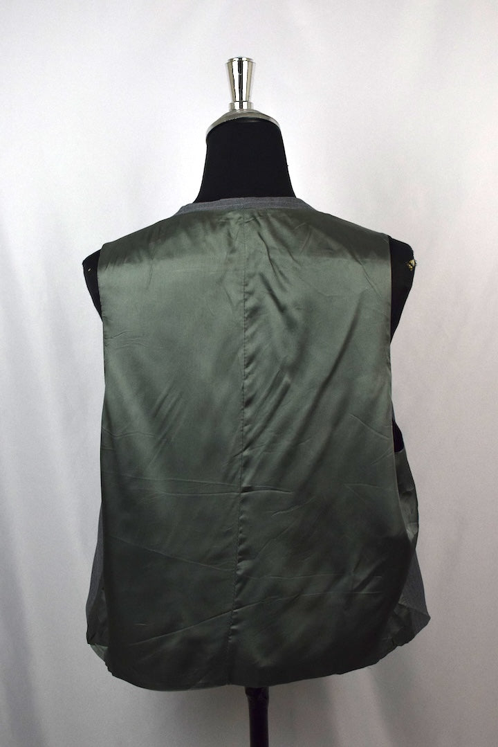 72 Grey Pin Stripe Waistcoat