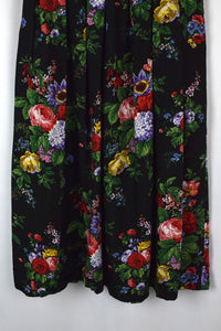 80s/90s Floral Skirt