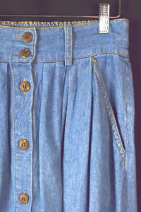 Reworked Denim Skirt