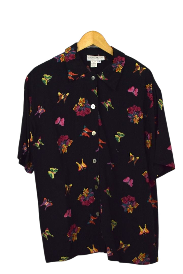 Butterfly Print Blouse
