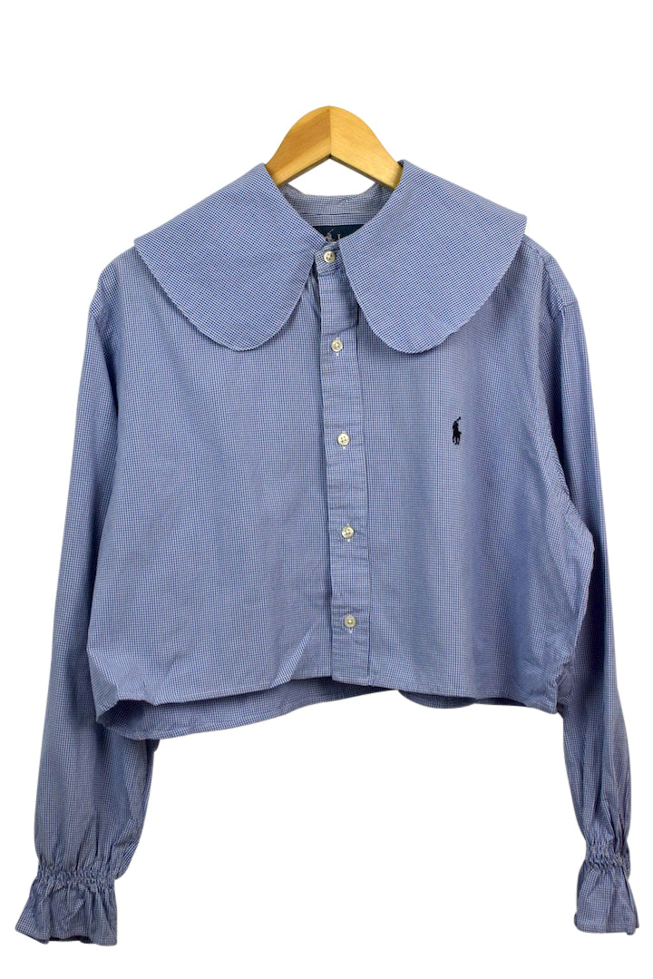 Reworked Cropped Ralph Lauren Brand Top