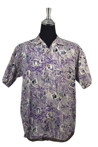 Purple Abstract Shirt