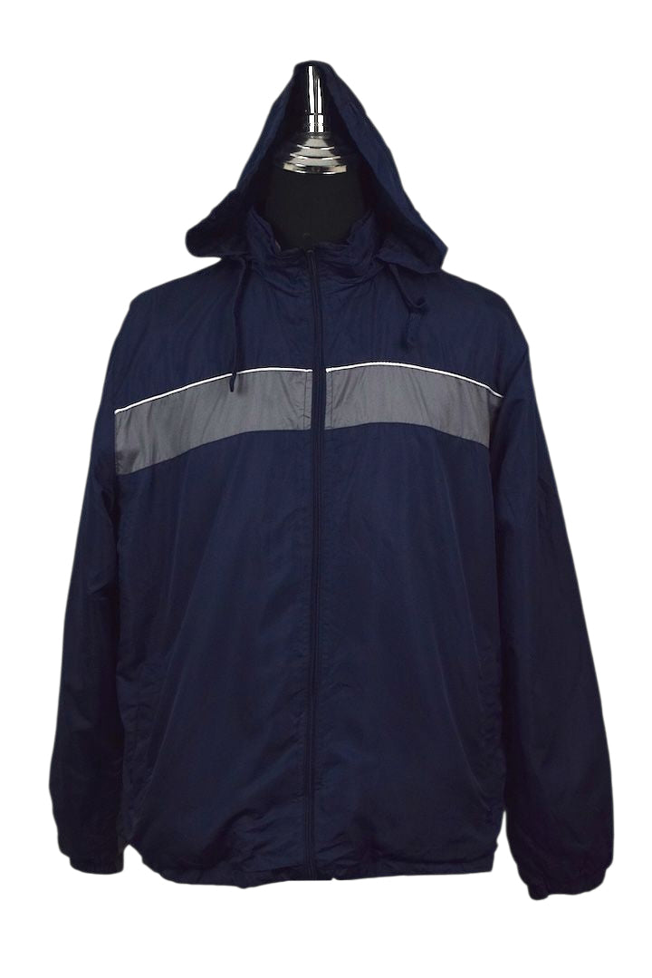 Navy Starter Brand Spray Jacket
