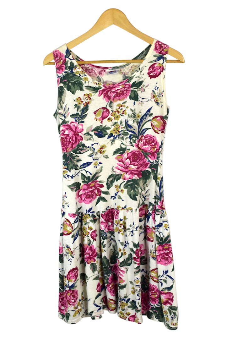 Sleeveless Floral Dress