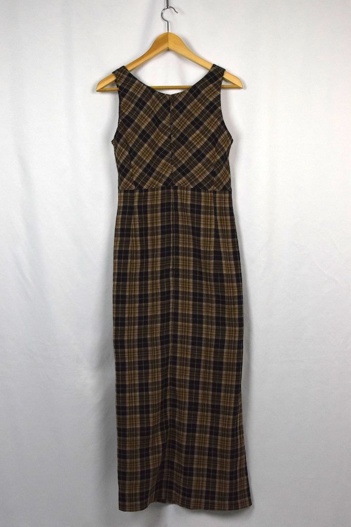 Checkered Print Dress