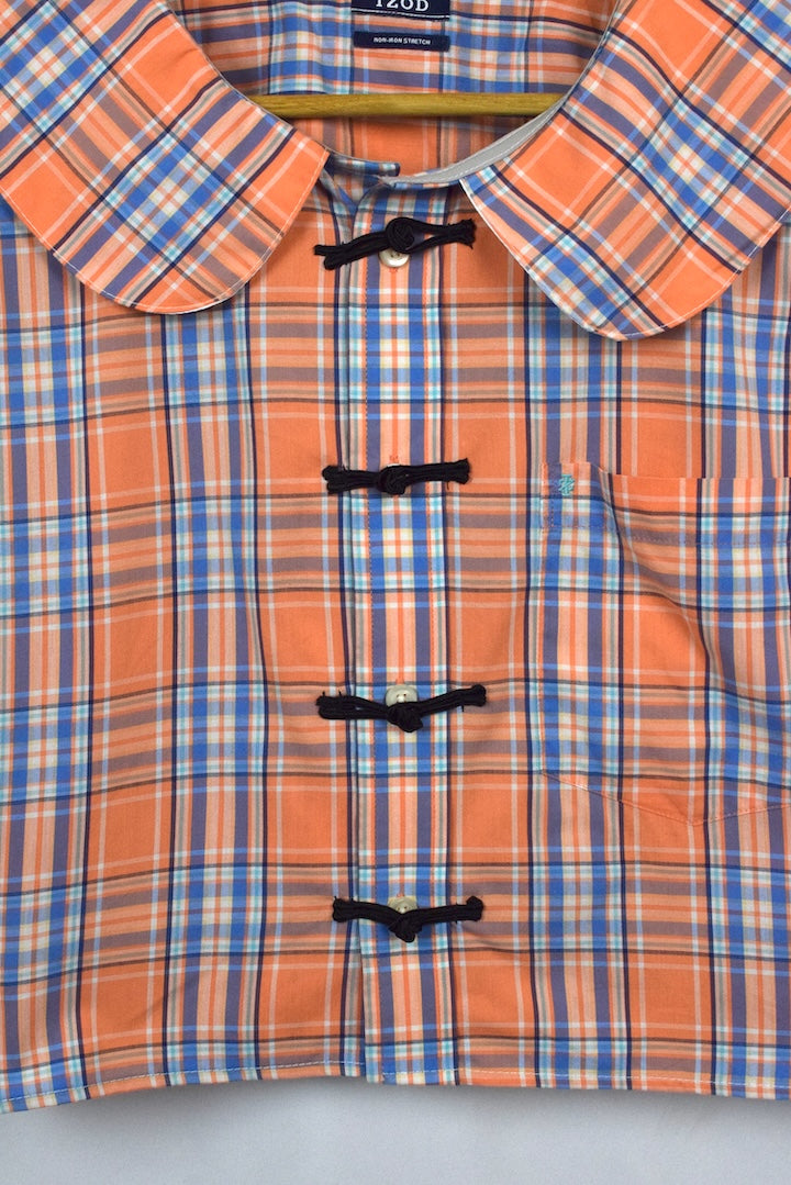 Reworked Checkered Blouse
