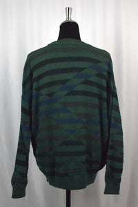 Abstract Striped Knitted Jumper