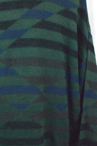 Abstract Striped Knitted Jumper