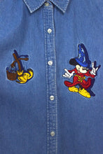 Load image into Gallery viewer, 90s/00s Disney Fantasia Denim Shirt
