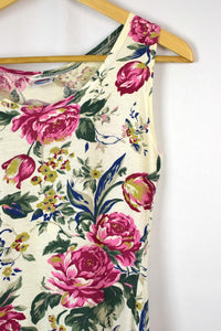 Sleeveless Floral Dress