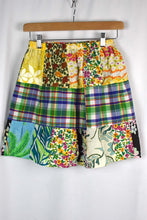 Load image into Gallery viewer, Reworked Patchwork Mini Skirt
