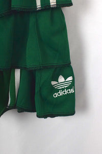 Reworked Adidas Brand Tiered Mini Skirt