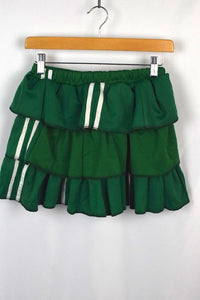 Reworked Adidas Brand Tiered Mini Skirt