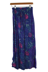 80s/90s Floral Print Skirt