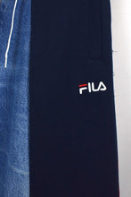 Load image into Gallery viewer, Reworked Fila Brand Track-Jeans
