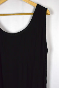 Black Abstract Print Dress