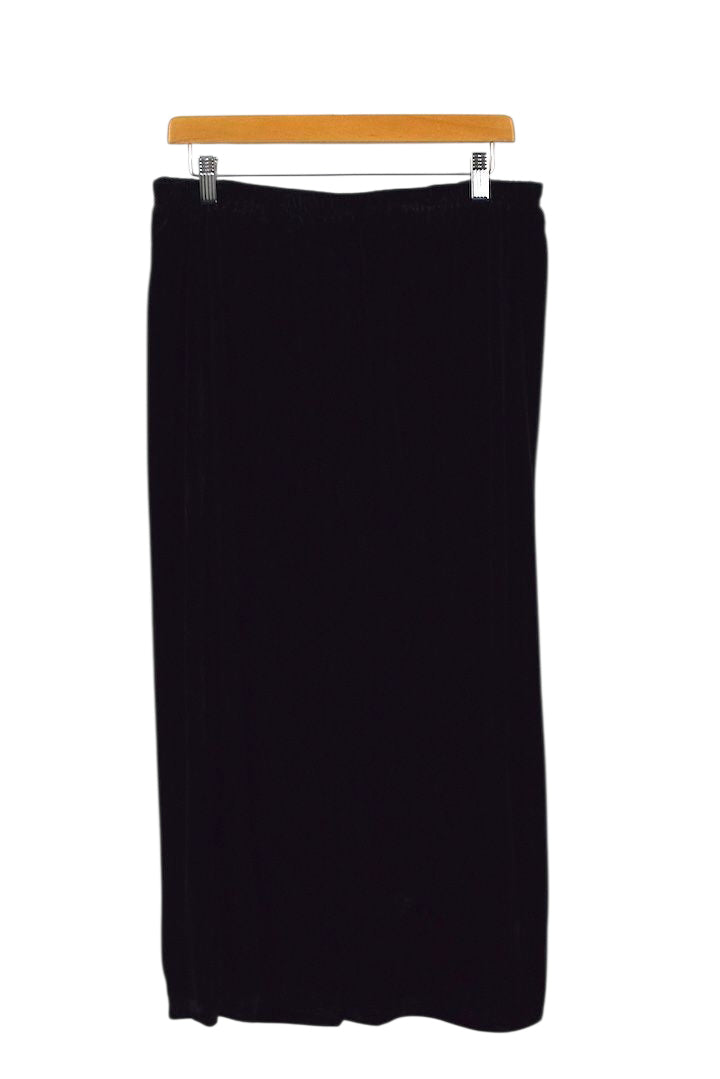 Black Velvet Skirt