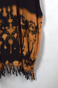 Black Abstract Print Dress