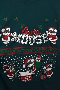 80s/90s Santa Mouse T-shirt