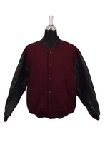 Load image into Gallery viewer, 80s/90s Maroon Letterman Bomber Jacket
