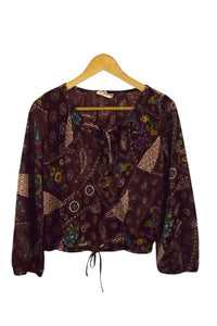 Paisley Print Blouse