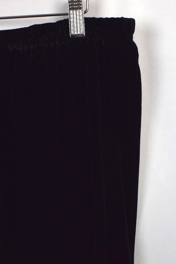 Black Velvet Skirt