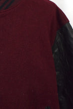 Load image into Gallery viewer, 80s/90s Maroon Letterman Bomber Jacket
