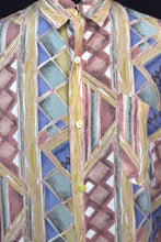 Load image into Gallery viewer, Abstract Print Silk Shirt
