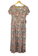 Load image into Gallery viewer, 80s/90s Pastel Floral Dress
