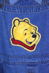 90s Winnie The Pooh Denim Overalls
