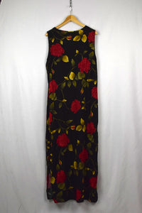 80s/90s Floral Print Dress